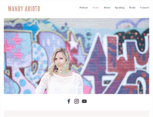 Tablet Screenshot of mandyarioto.com